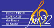 site de la Fédération Musicale des Hauts de Seine logo de la FM 92